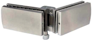 GLASS TO GLASS CENTER HING WITH GUIDE